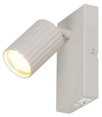 Obrázok produktu pre Nástenné svietidlo, nástenná lampa, kov, sivá, GU10, H 15 cm