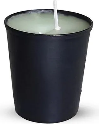 Produktbild von Luxus-Gedenkkerze für Mensch und Tier - Lavendel Duft - 30 Stunden Brenndauer - Mini Urn Dekoration - Schwarz