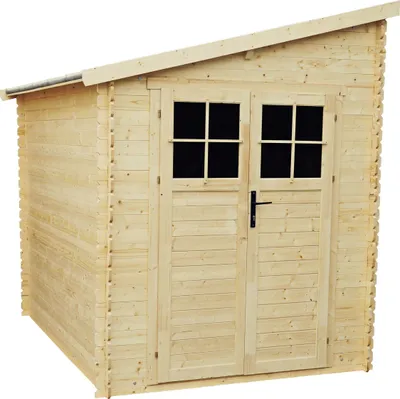 Produktbild von Gartenhaus Wels -  2,65 x 1,90 Meter aus 19 mm Blockbohlenhaus