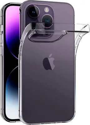 Produktbild von Ultra Dünn Hülle für iPhone 14 Pro Transparent Soft TPU Case Schutzhülle