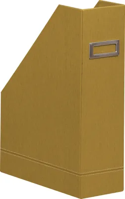 Produktbild von Rhodia Rhodiarama Stehsammler aus Kunstleder, 10x25x31cm - Gold 194538C