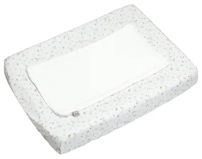 Image de Housse de matelas à langer Sidonia - 70 x 50 cm - Beige | par SEVIRA KIDS