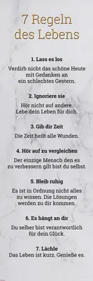 Immagine prodotto di 7 regole di vita in bianco verso 2 stampa d'arte motivazionale slimposter - 30,5x91,5