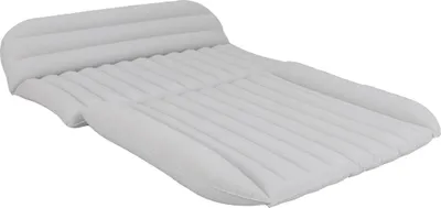 Produktbild von GOPLUS Auto Matratz, Luftmatratze mit Pumpe, 3 Düsen und Tragetasche, Matratze 190 x 130 cm aus beflocktem Stoff, Auto Bett für Reisen, Beige