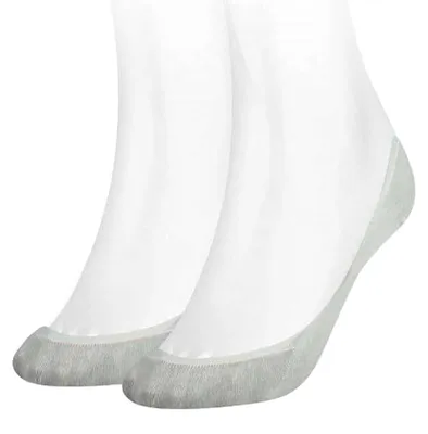 Produktbild von Tommy Hilfiger - Liner Socken für Damen, Baumwollmischung (2er-Pack) NA706 (35 EU - 38 EU) (Weiß)