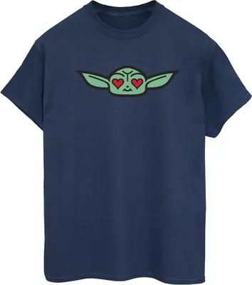 Produktbild von Star Wars - "The Mandalorian" T-Shirt für Damen BI45907 (3XL) (Marineblau)