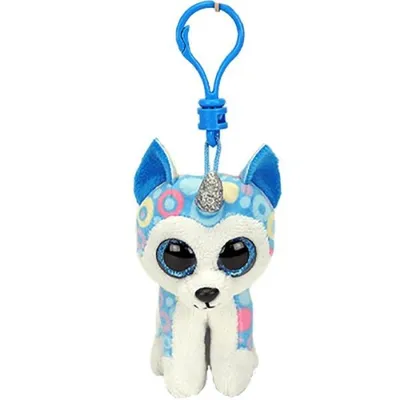 Produktbild von Ty UK Ltd- Helena Husky mit Horn Llavero, Multicolor (35235) TY UK Ltd