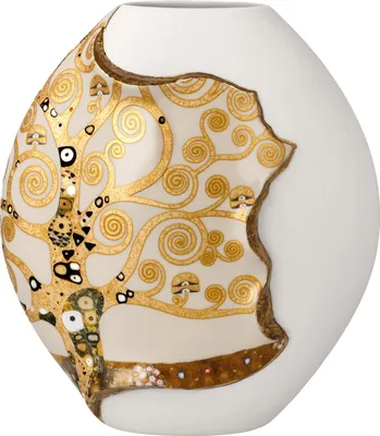Immagine prodotto di Goebel Vase Gustav Klimt - Der Lebensbaum, Porzellan, Bunt, 13.5 cm, 67075591