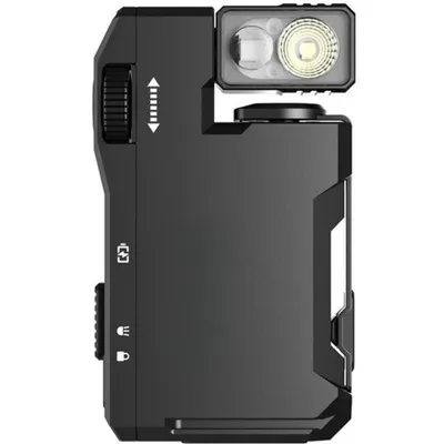Produktbild von Mini LED-Taschenlampe wiederaufladbar 400 lm RGB EDC Schlüsselanhänger USB IP65