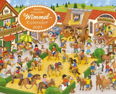 Produktbild von Wimmelkalender 2027