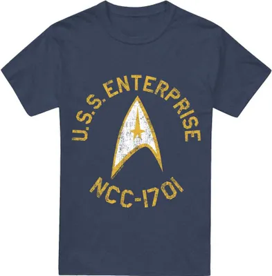 Produktbild von Star Trek - T-Shirt für Herren/Damen Uni TV17599 (XL) (Marineblau)