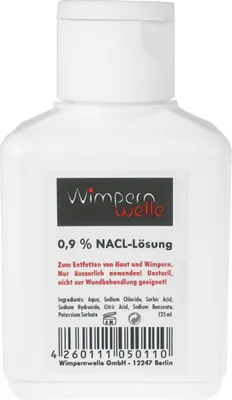 Produktbild von Wimpernwelle - Kochsalzlösung 0,9% - 125ml