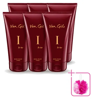 Produktbild von 6 x Van Gils I for Her Douchegel - 150 ml - Sparpackung - 6 Stücke