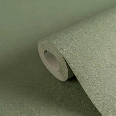 Obrázok produktu pre Netkaná textilná tapeta jednofarebná zelená Anna D Andrea A.S. Création 371787 10,05 m x 0,53 m textúra