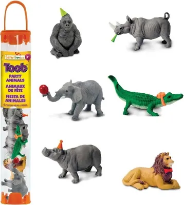Image de Safari Ltd 101082, Animaux de fête (6 figurines) Série Thématique