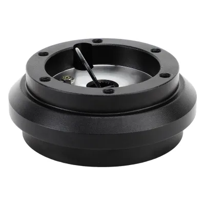 Imagen del producto de Adaptador para volante, adaptador de conexión corta, adaptador de aluminio para volante, adaptador de volante de 6 agujeros, adaptador para volante, kit de adaptador para volante