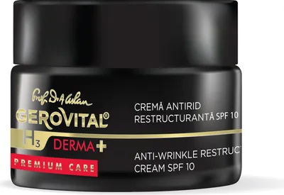 Produktbild von Gerovital Restrukturierende Anti-Falten-Creme SPF10 50 ML für Frauen Körperbereich Gesicht, Hals, Dekolleté