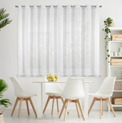 Produktbild von Gardine LUCY weiß 400x150 Ösen