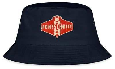 Produktbild von Spreadshirt DDR Fortschritt Traktor Landmaschine Fischerhut, L/XL (Caps), Navy