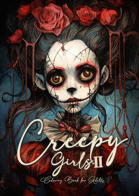 Produktbild von Publishing, M: Creepy Girls Coloring Book for Adults 2