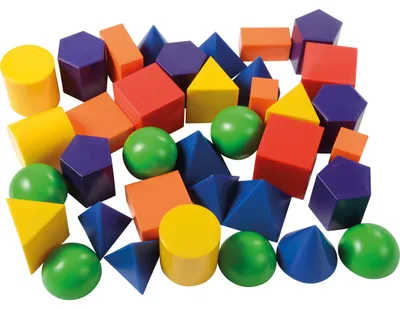 Produktbild von Eduplay geometrische Formen Spielzeug Set - bunt - 36 Stück