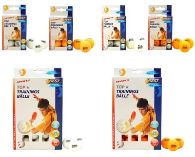 Zdjęcie produktu dla Piłeczka do tenisa stołowego / turniejowa biała 3-gwiazdkowa 6szt