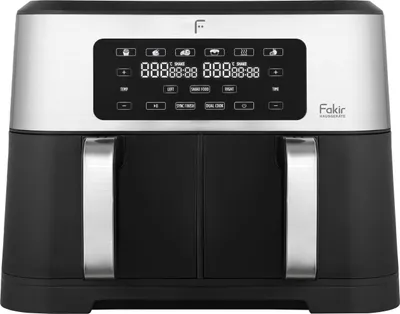 Produktbild von Fakir Chefry premium Heißluftfriteuse 2 x 4,25 Liter Schwarz Neu