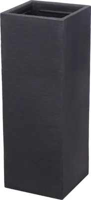 Produktbild von Koopman Säulen-Pflanzkübel Betonoptik, Kunststoff, Anthrazit, 80x29 cm, frost- & UV-beständig, leicht & bruchsicher, ohne Drainagelöcher, für direkte Bepflanzung oder als Übertopf, Innen- & Außenbereich