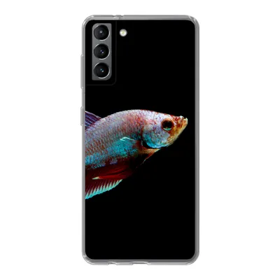 Produktbild von MuchoWow® Handyhülle Schutzhülle Hülle für Samsung Galaxy S21 Plus Fische - Tiere - Licht Silikon Softcase Handy Hülle