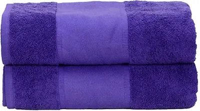 Produktbild von A&R 701.50 | PrintMe Bath Towel / 70 x 140 cm - Farbe: Purple - Größe: 70 x 140 cm