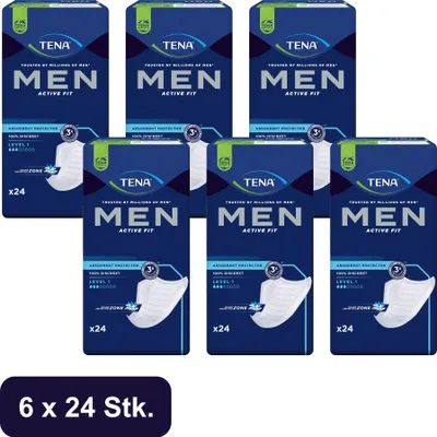 Produktbild von TENA Men - Active Fit Level 1 - 6x24 Stk.