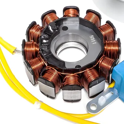 Produktbild von Piaggio Lichtmaschine (Stator & Polrad) kompatibel mit Piaggio Leader 4T 125 - 200 ccm - orig.