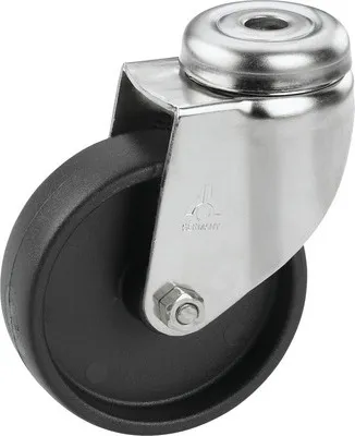 Produktbild von Tarrox Edelstahl Apparate Lenkrolle bis 50 kg, 50x19 mm