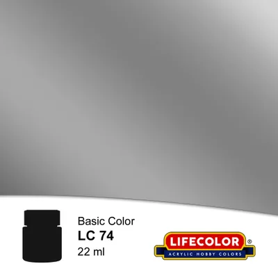 Obrázok produktu pre Lesklá strieborná 22 ml Lifecolor akrylová farba