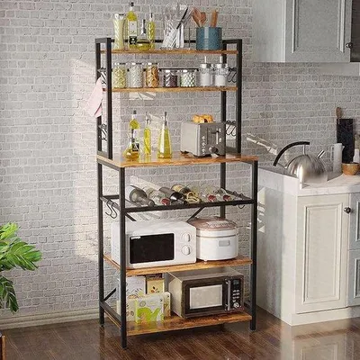 Immagine prodotto di Scaffali da cucina 58 x 39 x 144 cm; legno