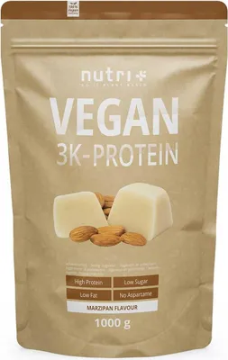 Produktbild von Nutri+ Vegan 3K Protein 1000g Marzipan