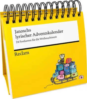 Produktbild von Janoschs lyrischer Adventskalender | Dekorativer Postkarten-Adventskalender zum Aufstellen von Janosch