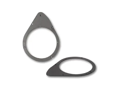 Produktbild von 1 Paar Lautsprecher Adapterringe passend für Fiat Stilo 01-08  500 07-15 Lancia Delta ab 2008  165mm