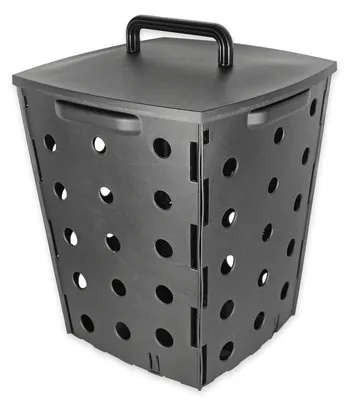 Produktbild von Kompostbehälter Komposter Kompostbox - Eingegraben - 17 Liter - Grau - Mit Deckel