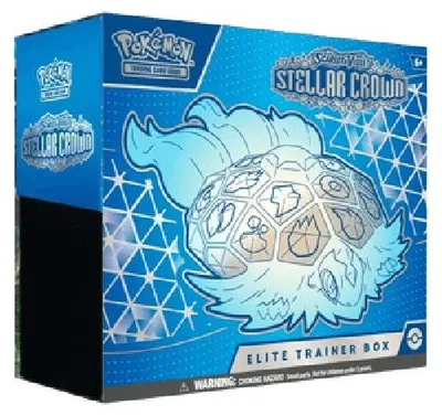 Produktbild von Pokemon Stellar Crown Elite Trainer Box German