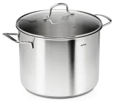 Zdjęcie produktu dla Orion | Garnek z pokrywką stal nierdzewna 10,7 l indukcja - ANETT