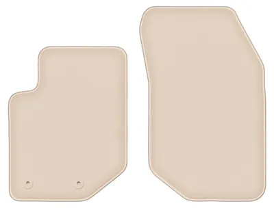 Produktbild von DURBAN Beige Velours-Fußmatten vorne für Jeep Avenger(j) Crossover Benzin (2023-)