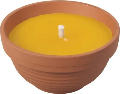 Immagine prodotto di Candela profumata alla citronella in ciotola di terracotta Ø 11 x 6 cm 190 g