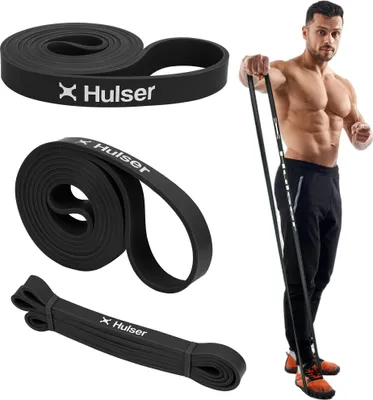 Produktbild von Hulser Fitnessband - 11 bis 30 kg - Stretching widerstandsband - Fitness Widerstandsbänder für Krafttraining - Gymnastikband - Fitnessbänder