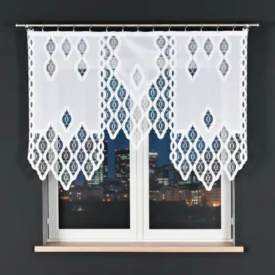 Zdjęcie produktu dla Karnisz dekoracyjny łukowy krótki OTTO 160 biały 160x140 cm MyBestHome