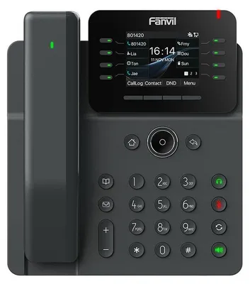 Produktbild von Fanvil V62 Pro, Medium-Level Dual Gigabit PoE IP Phone / SIP / POE / Gigabit / USB-Port
