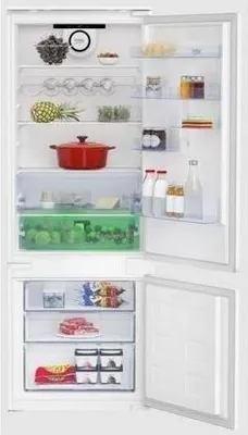 Image de Réfrigérateur Encastrable BEKO HarvestFresh, 400L, Froid Brassé, 2 Portes, BCSE400E40SN