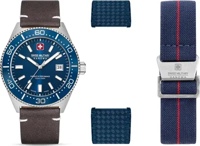 Produktbild von Swiss Military Hanowa NOMAD SMWGB0004902-SET Herrenarmbanduhr Mit Wechselband