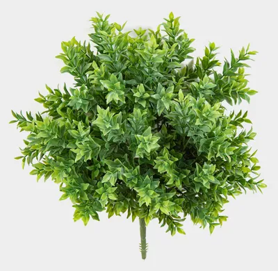 Produktbild von artplants.de Künstliche Teepflanze GINAN auf Steckstab, crossdoor, grün, 40cm - Grünpflanze künstlich