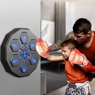 Produktbild von Wand-Boxmaschine, Intelligente Musik-Boxmaschine, dekompressive Übung, Bluetooth-Verbindung, Größe 40 x 40 cm, Unterstützung 200kg Schwerkraft, HDeye